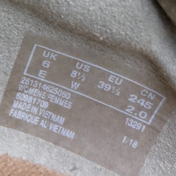 Clark's Collection Sz 8.5 Azella Jazlynn Natural Suede and Jute Sneaker - Picture 12 of 13